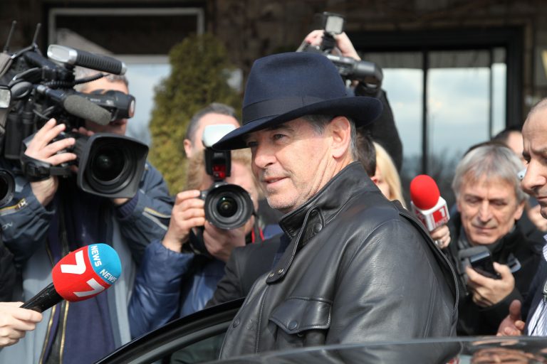 Pierce Brosnan and Adam Devine Discuss Their Upcoming Film “The Out-Laws” on Netflix