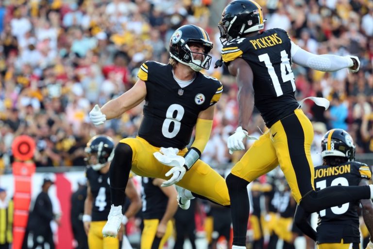 Kenny Pickett and the Steelers Conclude Impressive Preseason with Commanding Performance against the Falcons